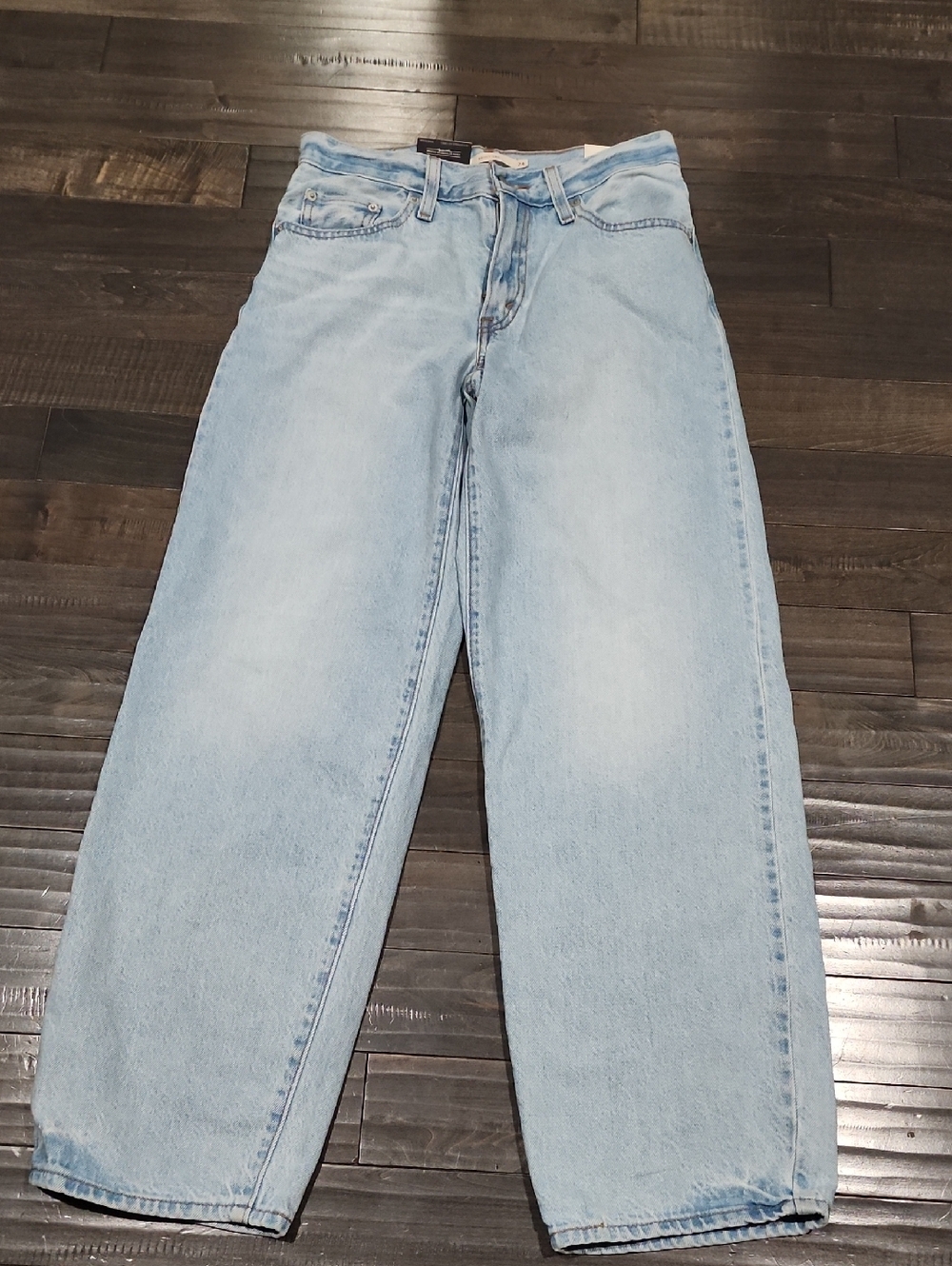 Levi's Light Blue Baggy Dad Jeans